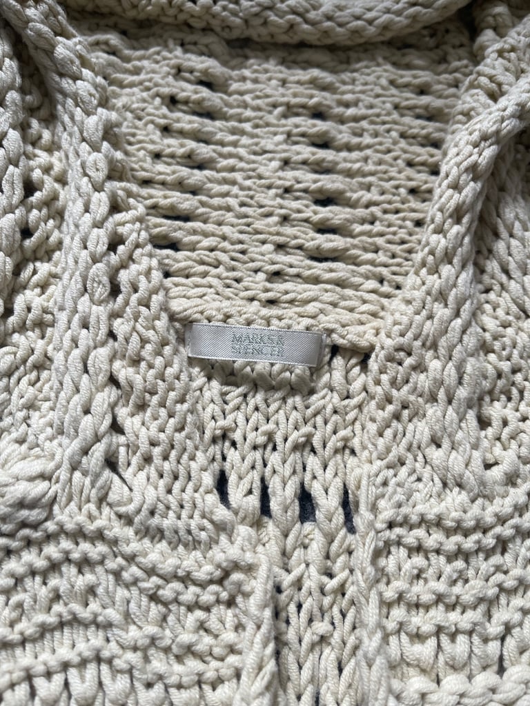 M&S Knitted Cardigan Size Medium