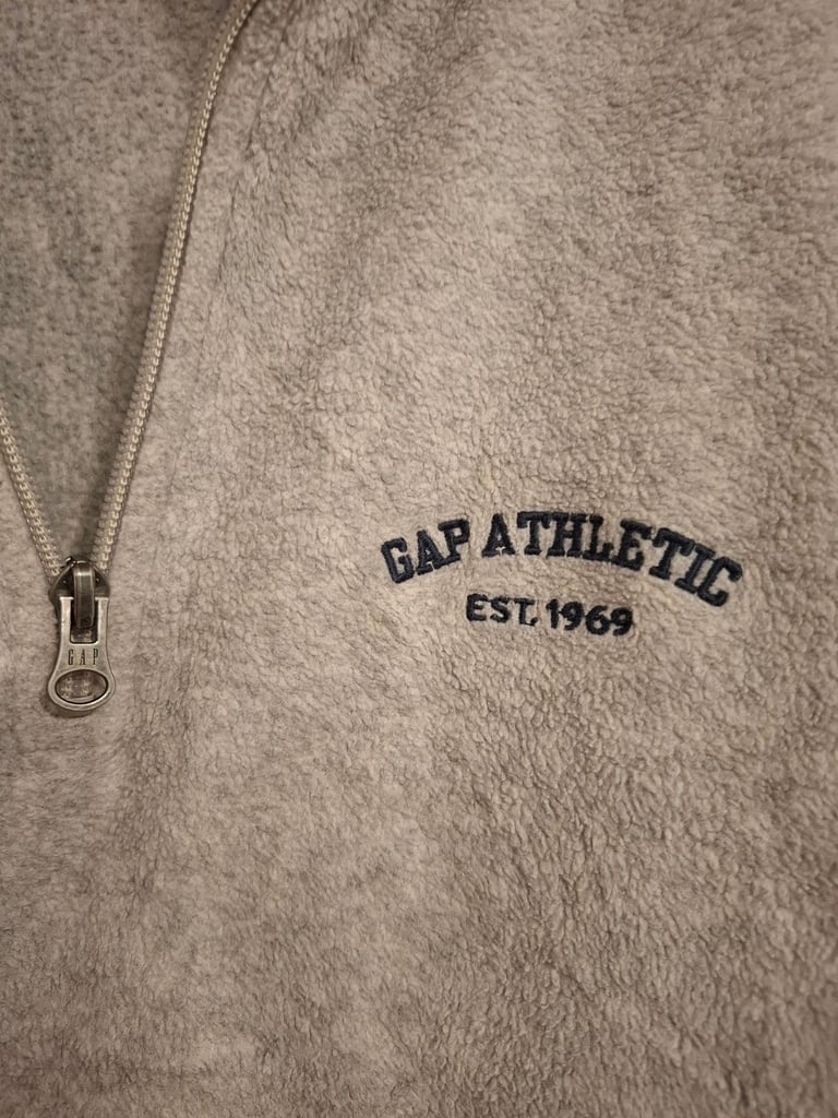 GAP vintage fleece quarter zip sweatshirt large 