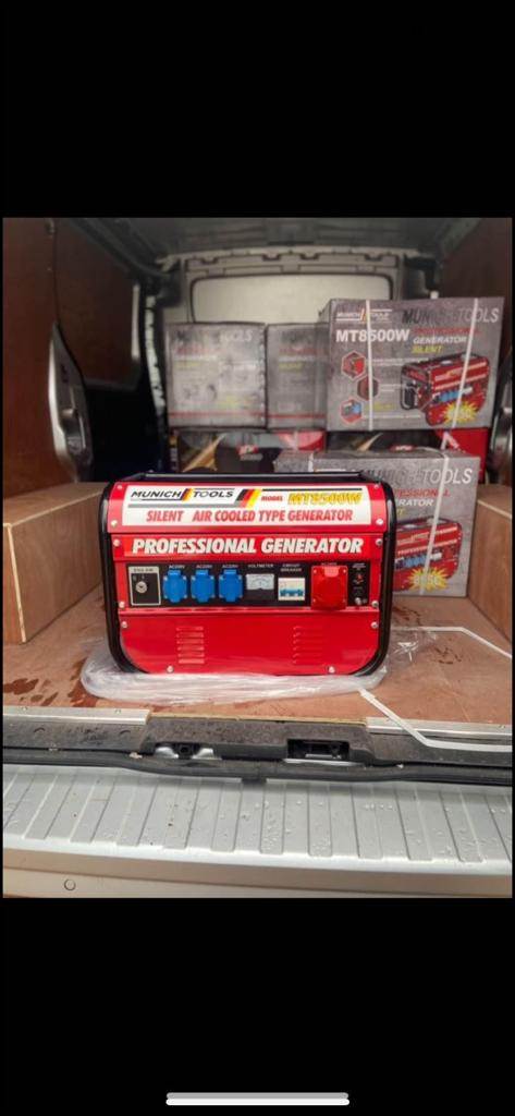 💥⚡ 🎁Brand NEW GERMAN 2022 Model ML8500 Silent Petrol Generator 8.5 KVA, With 6.5 HP for Sale