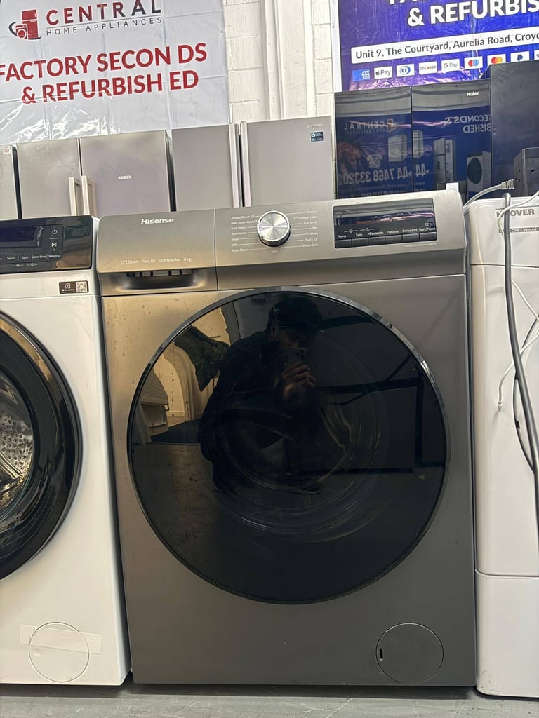 image for Hisense 8kg 1400 Spin Washing Machine – Free Same Day Delivery