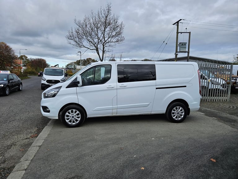 2020 ON 70 PLATE FORD TRANSIT CUTOM 320 130BHP LIMITED CREW VAN ULEZ FREE ZONE