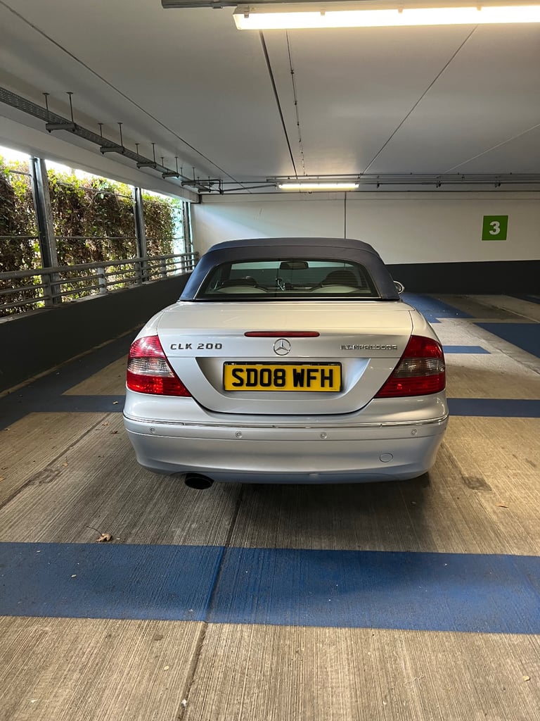 Mercedes-Benz, CLK, Convertible, 2008, Semi-Auto, 1796 (cc), 2 doors