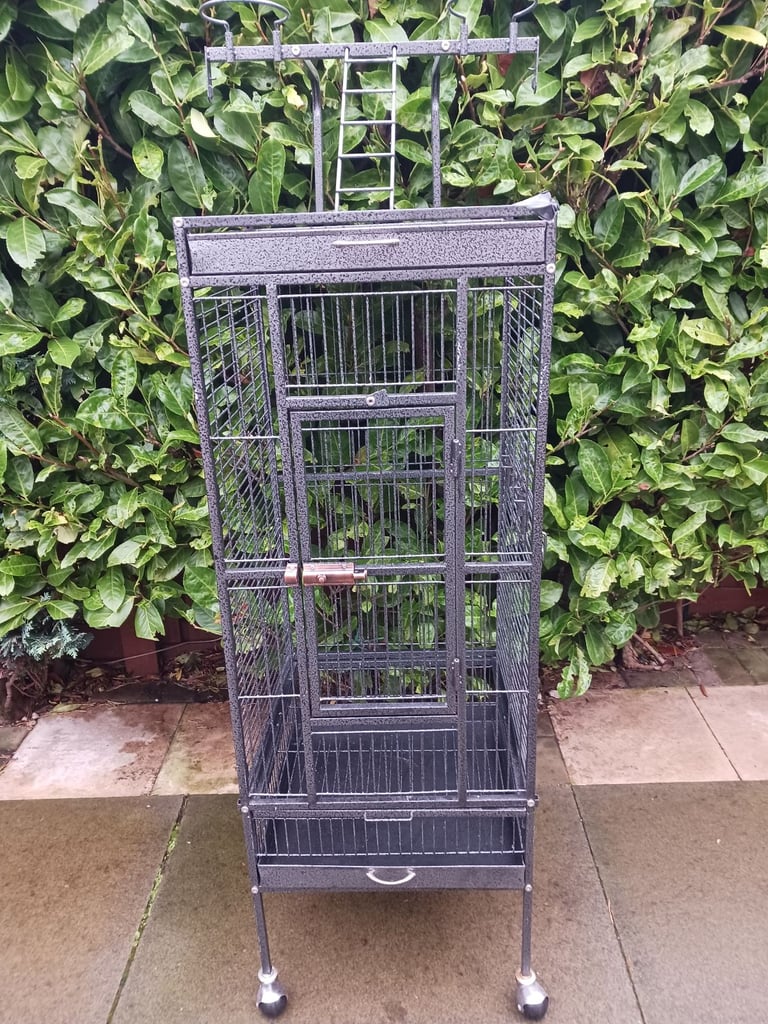 image for Large Bird Cage 5ft high x 18" x 18" vgc