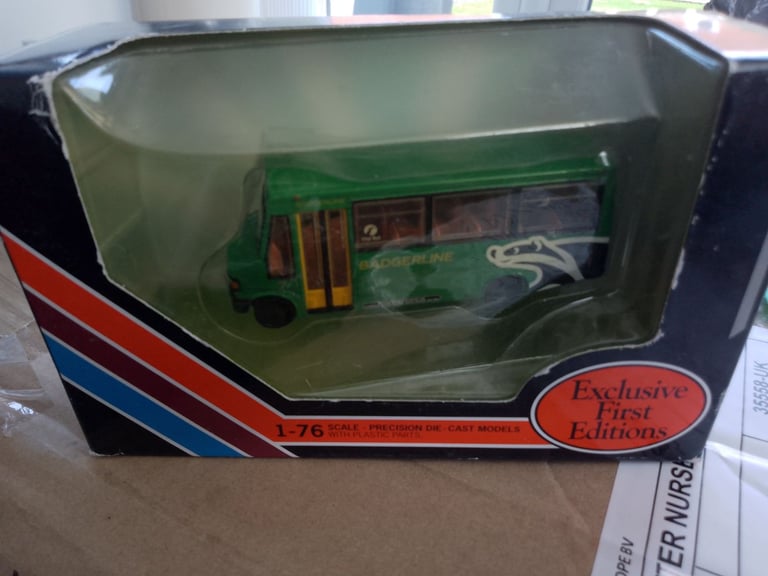 Four Exclusive First Editions model buses 1:76