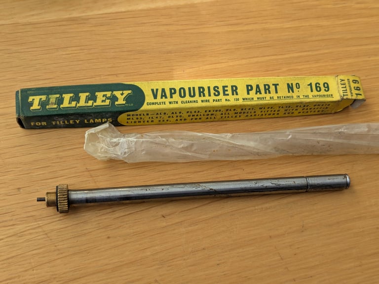 image for Vintage Tilley lamp vapouriser no 169. New old stock
