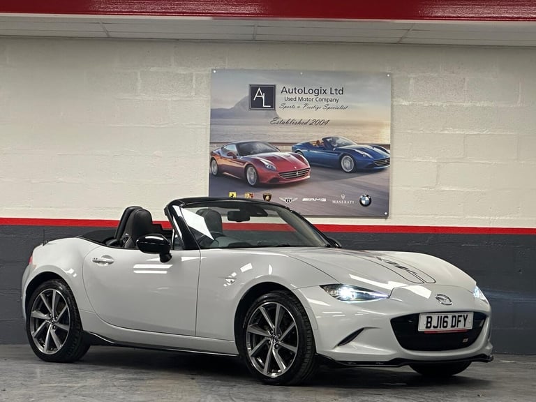 2016 Mazda MX-5 2.0 SKYACTIV-G Sport Recaro Euro 6 2dr CONVERTIBLE Petrol Manual
