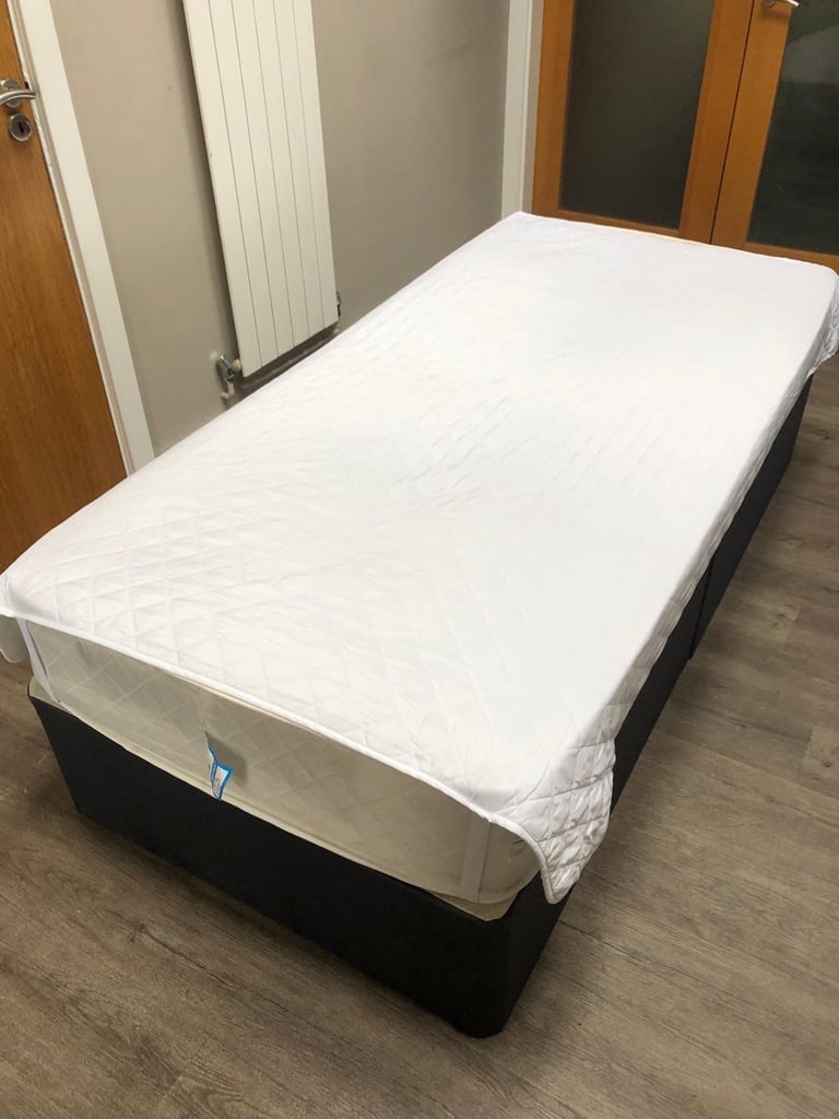 6ft Single Bed Base - Bamboo Sprung Mattress 
