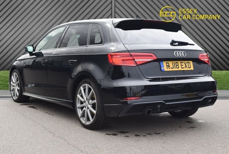2018 Audi A3 1.0 TFSI Black Edition Sportback 5dr Petrol S Tronic Euro 6 (s/s) (116 ps) Hatchback...