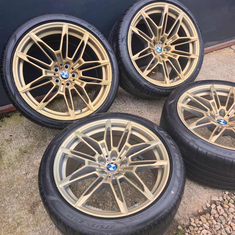 Genuine BMW 825M Competition 19 20" Alloy Wheels M2 G7 M3 G80 M4 G81 Gold 826m
