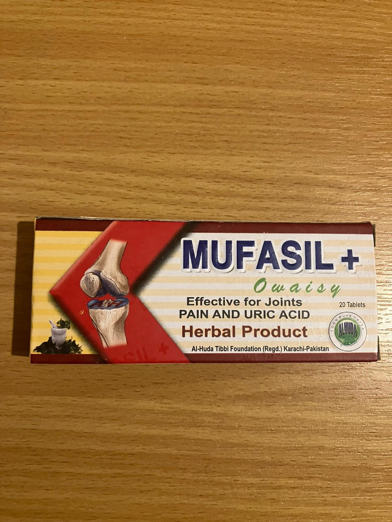 Mufasil Owaisy Effective For Joints, Pain And Uric Acid - Herbal Prod