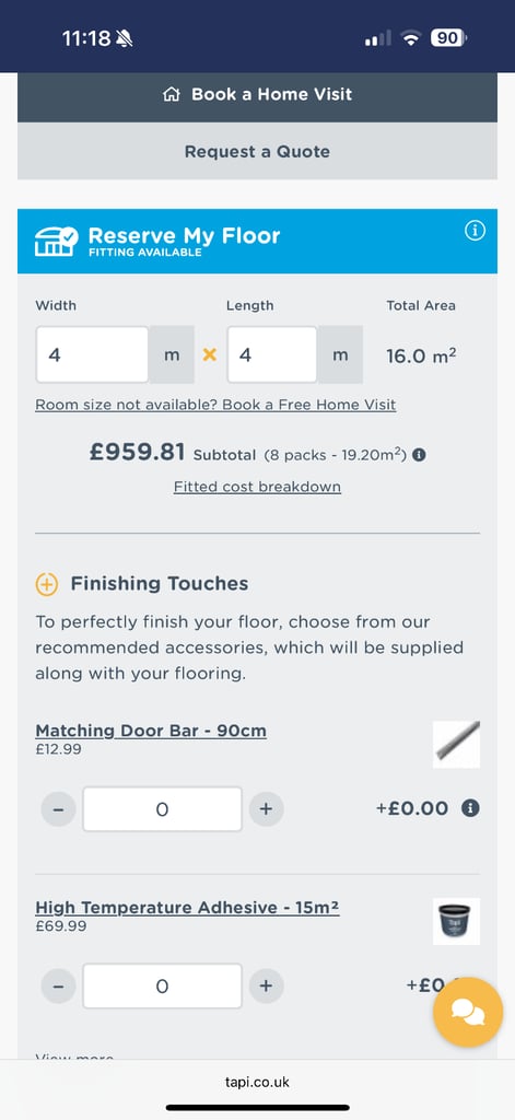 Herringbone oak luxury vinyl planks