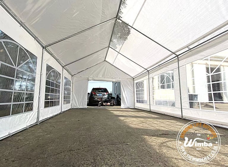New 4x8m Heavy-Duty Marquee | PE/PVC | Complete Party Tent Kits 