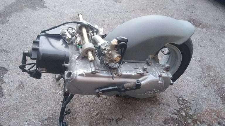 PGO, T-REX moped scooter, 50cc, 2000, complete motor/gearbox/wheel. Fully working.