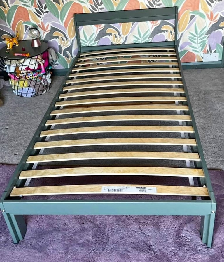 image for Single wooden bed 