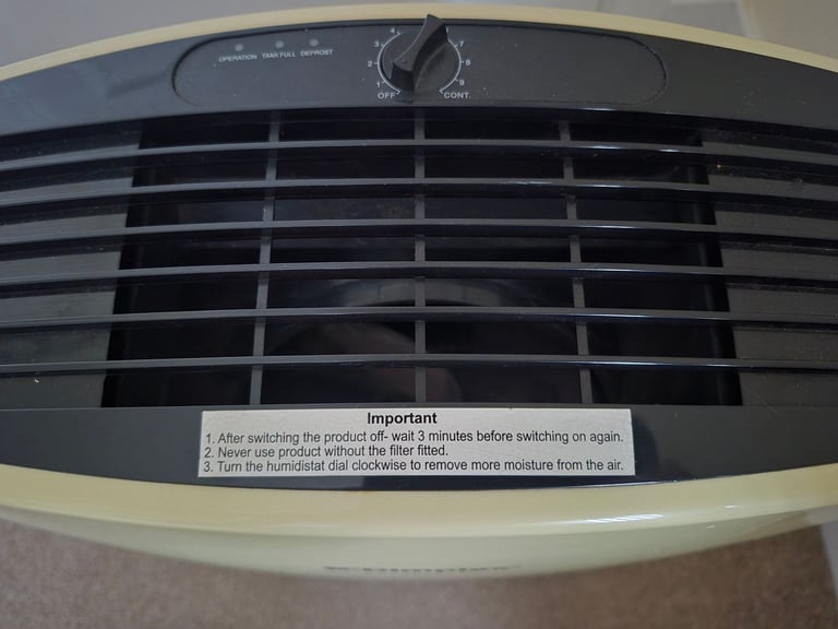 Dimplex dehumidifier 