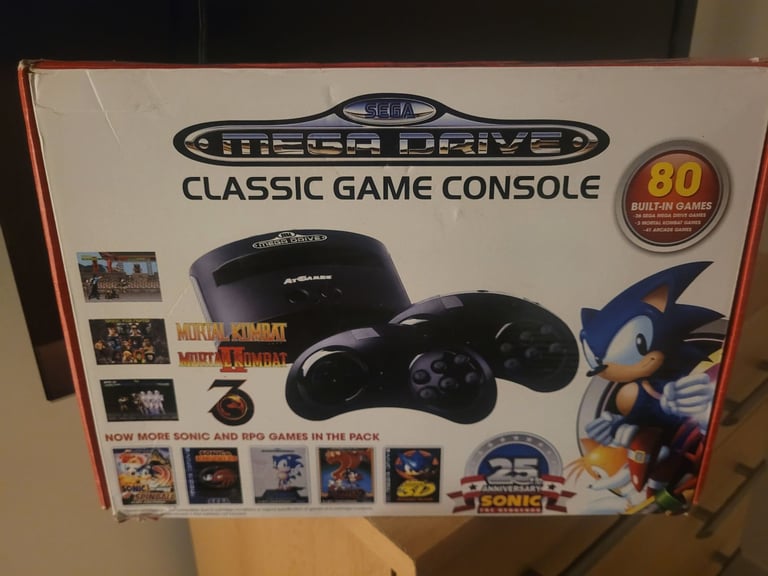 image for Segamega drive with 80 games built in bargain at the price £30