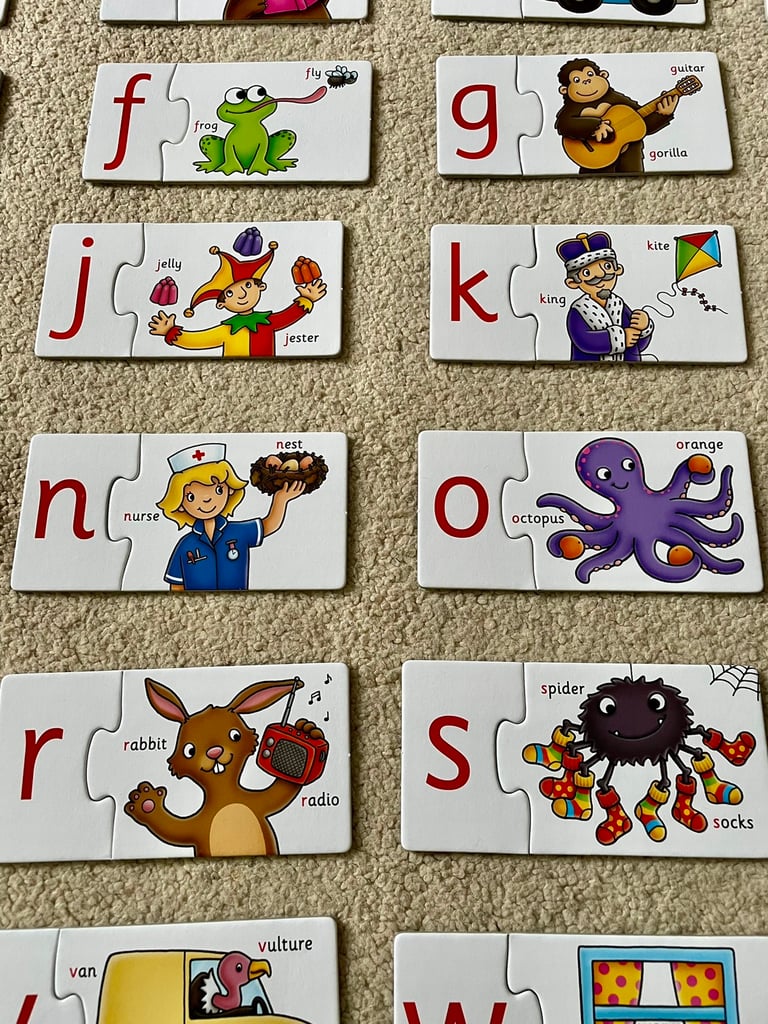 Oxford Toys “Alphabet Match” jigsaw puzzle 