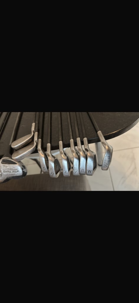 Golf clubs & Trolly, Stored in garage for 2yrs so need cleaning