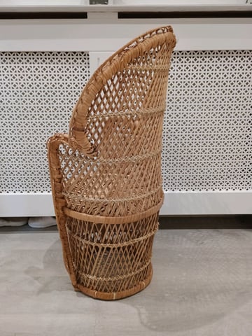 Gumtree online peacock chair