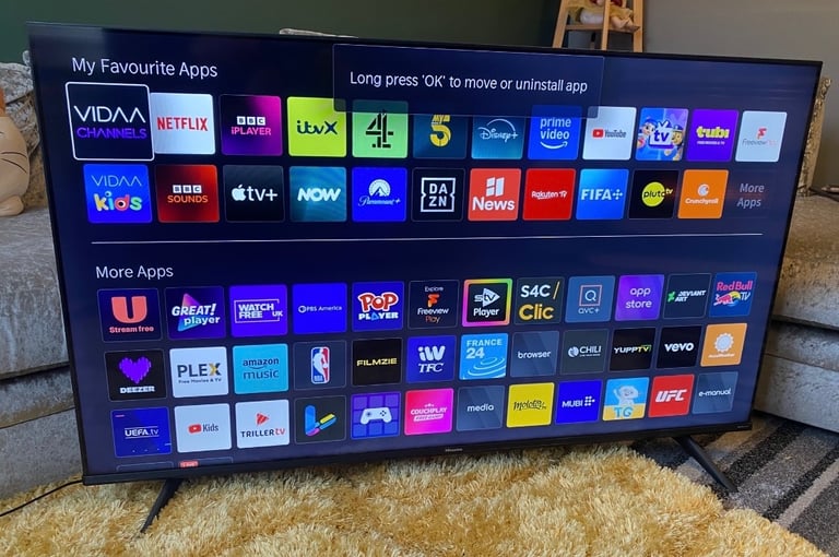 image for 🔥 50’’ Inch 4K Hisence smart tv - like new 