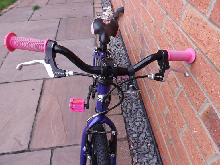 Carrera Cosmos Kids Bike - 16" Wheel - Purple / Pink