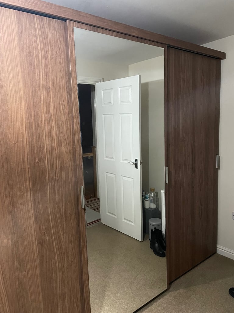 image for Sliding Door Wardrobe with One set of Draws