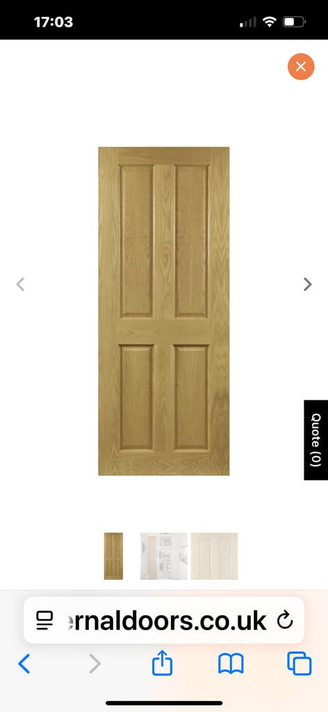 image for Brand new oak door 