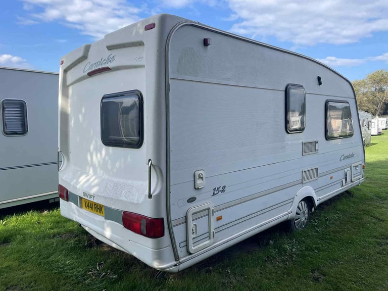 image for Swift Corniche 2001 Caravan 2 berth Fitted Motor Mover Clean Condition For Year.