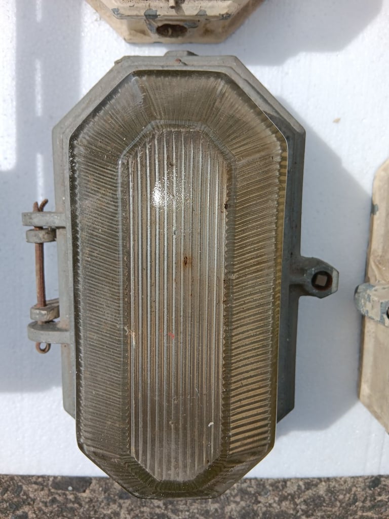 Wardle prismalux industrial vintage lights