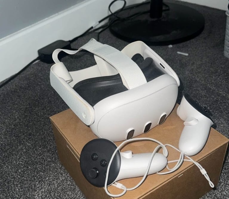 image for Meta Quest 3 VR headset, and controllers