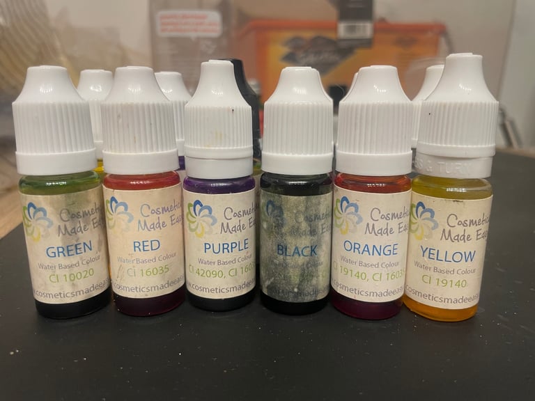 image for Soap/wax melt colours 