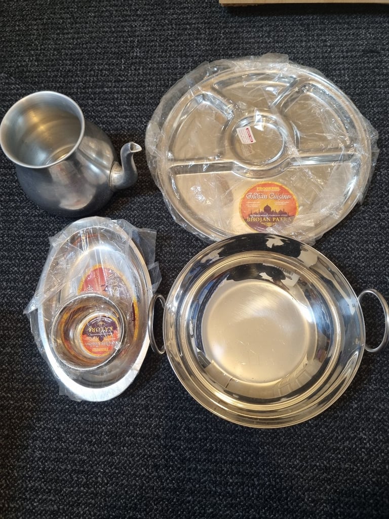 Silverware curry plate 