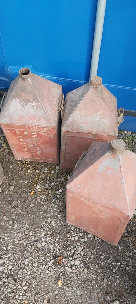 image for VINTAGE FUEL CANS