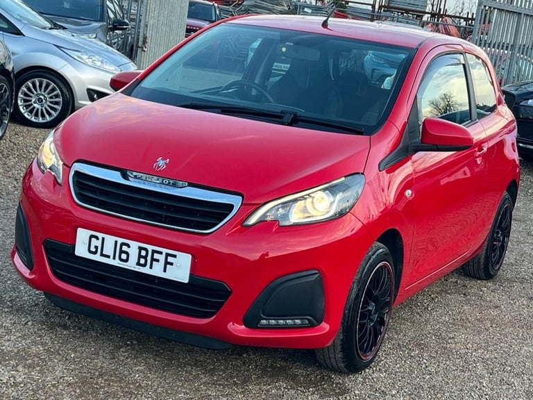 2016 Peugeot 108 1.0 Active Euro 6 3dr Hatchback Petrol Manual