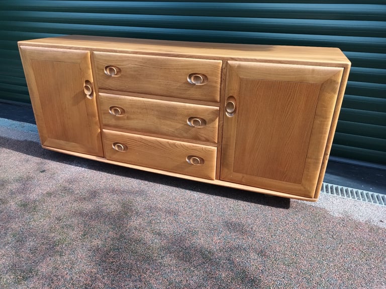 Ercol Blonde Windsor Sideboard, Model 455