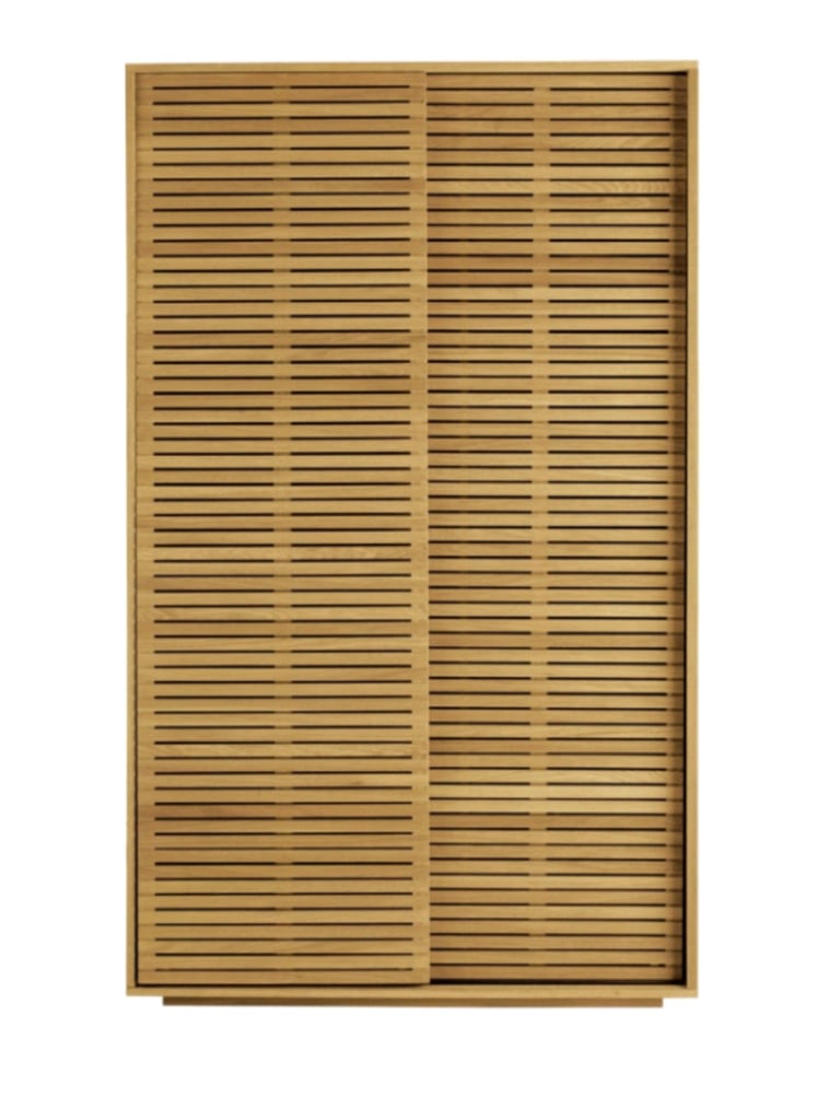 Natural oak wardrobe 