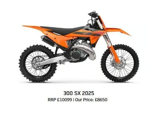 New Unused KTM 300 SX Motorcycle Deal 