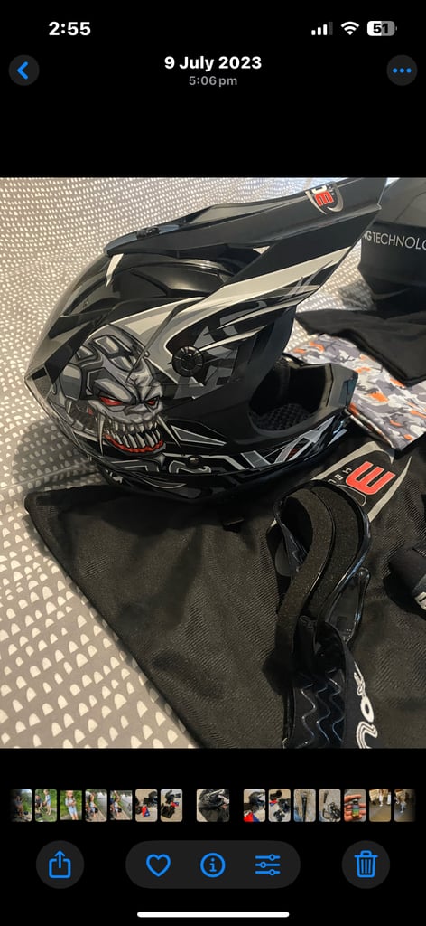 Kids Motorcross helmet