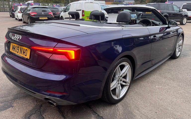2019 Audi A5 40 TFSI S Line 2dr S Tronic CONVERTIBLE Petrol Automatic