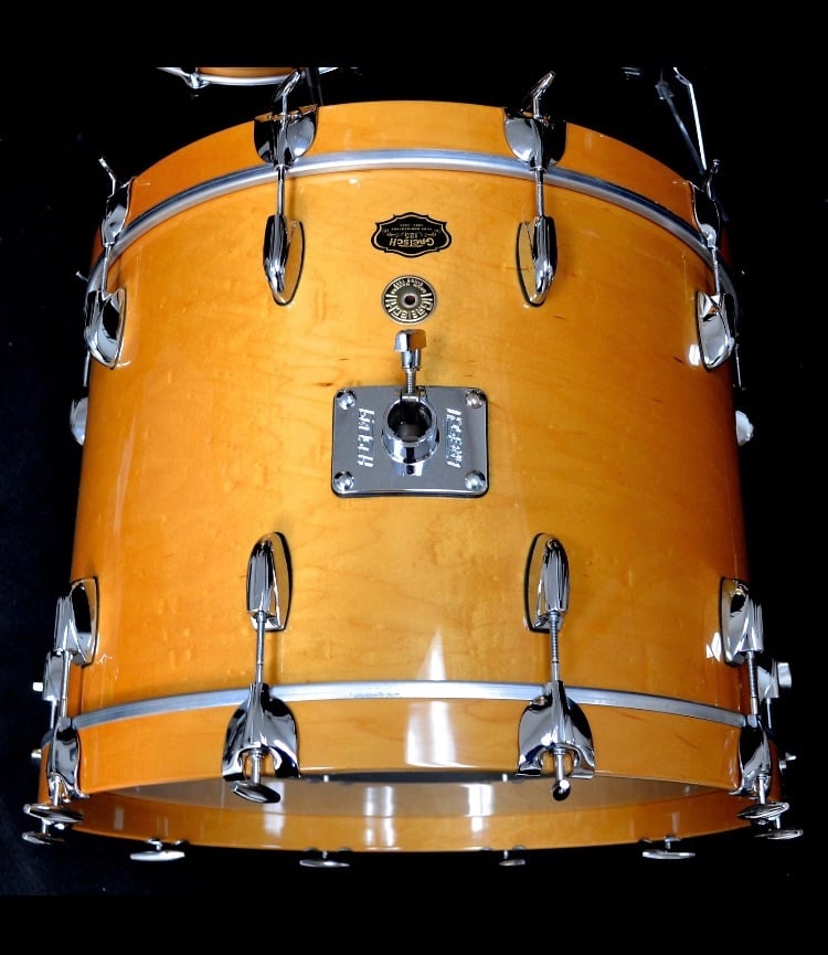 Gretsch USA Custom Drums 125th anniversary kit with additional drums added.