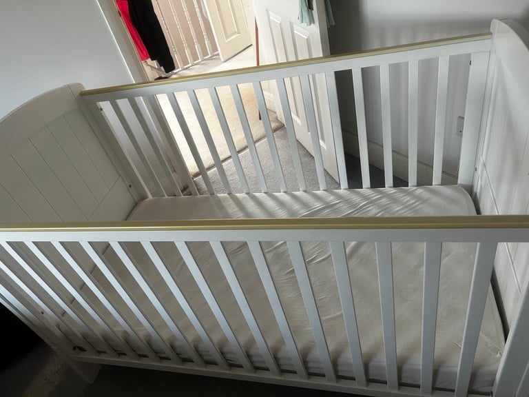 Must Go!  Boori cotbed  with John Lewis mattress