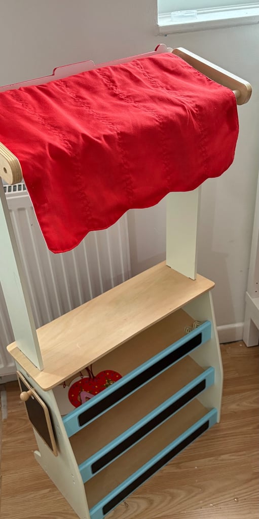 image for Kids play market stall 2 in 1