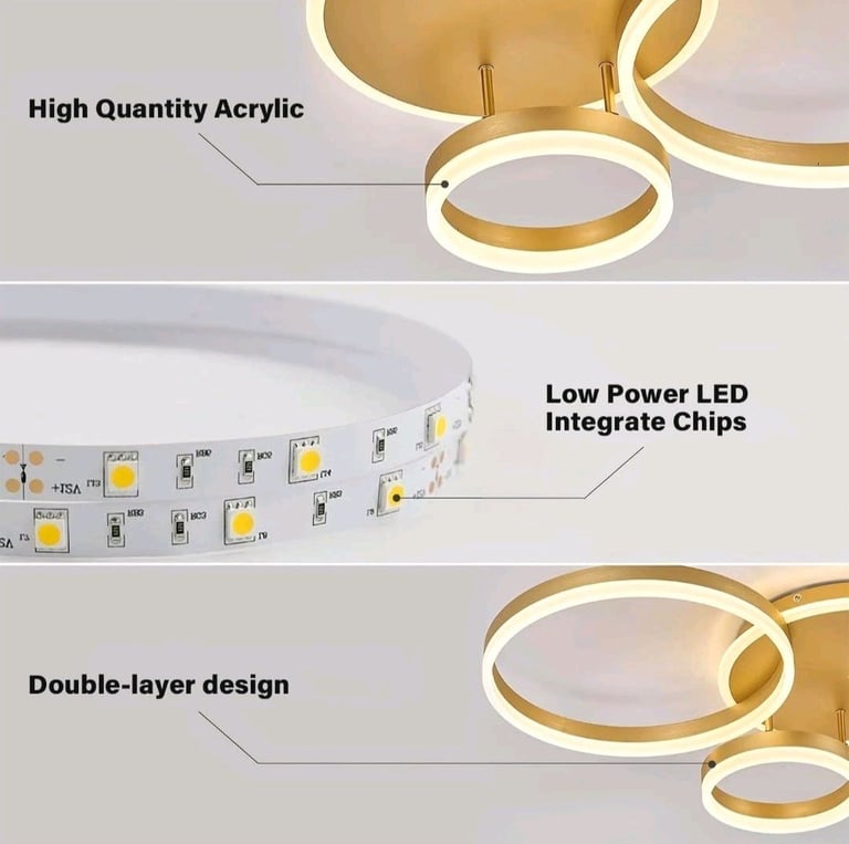 XEMQENER LED Ceiling Light