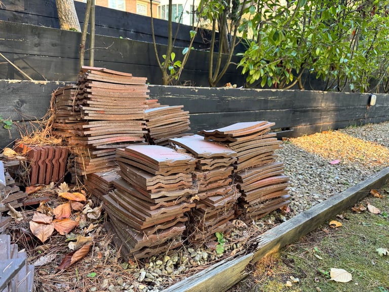 Unused Dreadnought Clay Roof Tiles – Approx. 400 Tiles Incl. Ridges & Hips