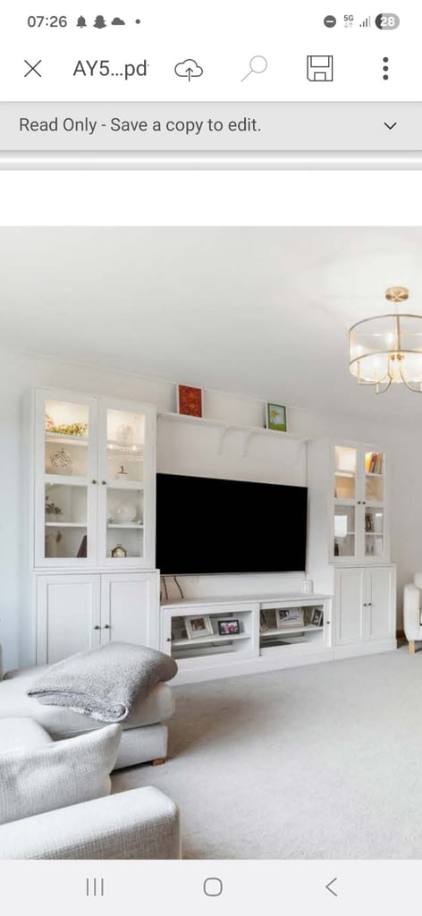 image for IKEA MEDIA UNIT - WHITE. GREAT CONDITION