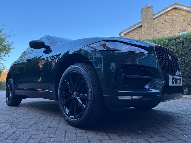 A rare British Racing Green 2018 Jaguar F-Pace D240 R-Sport with 12 months' MOT