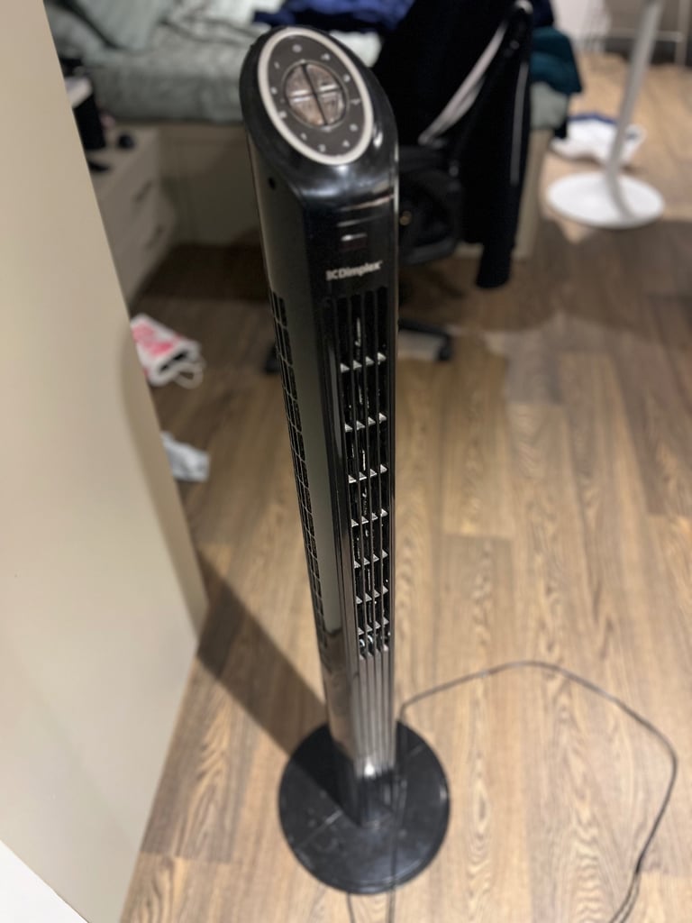 Dimplex Mont Blanc Cooling Fan with LED Display Timer & Remote Control ...