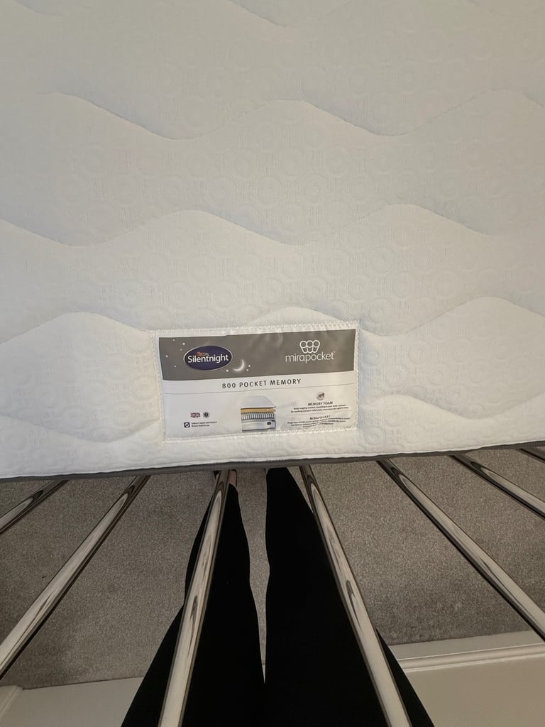 King Size Bed + Mattress 