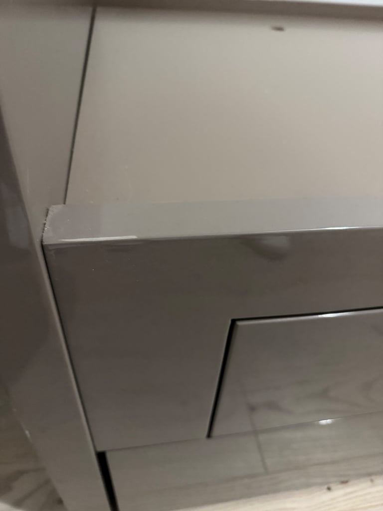 FREE DELIVERY DWELL GREY GLOSS TRUNDLE BED WITH 2 MATTRESSES GOOD CONDITION