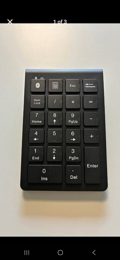 image for Bluetooth number pad keyboard collection Salhouse 